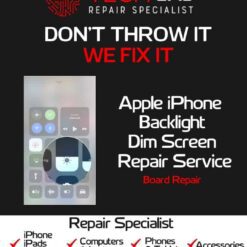 iPhone Backlight Dim Screen Repair Service