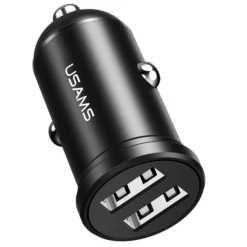 USAMS Mini Fast Car Charger C20 2.4A Dual USB Port