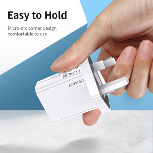 Usams Single USB Travel Wall Charger（UK） - Image 5
