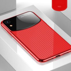 Usams Back Case For iPhone XS Red & Black Full Protection