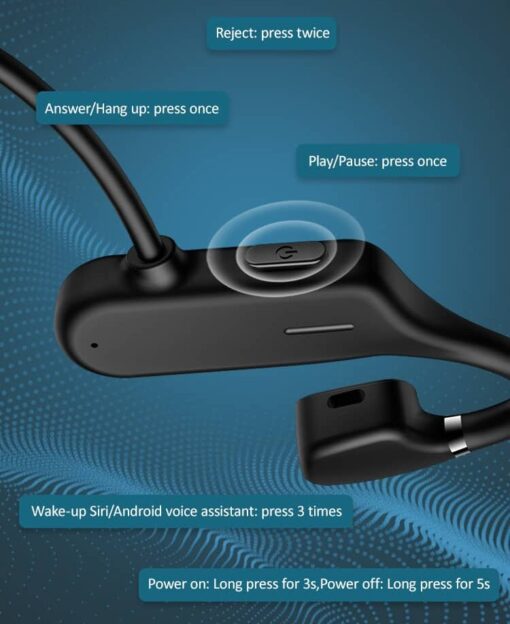 USAMS-JC Ear Hook Sports Bluetooth Earphones Waterproof Wireless Headsets - Image 4