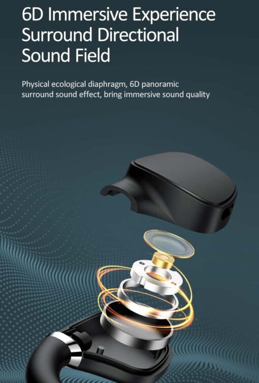 USAMS-JC Ear Hook Sports Bluetooth Earphones Waterproof Wireless Headsets - Image 8