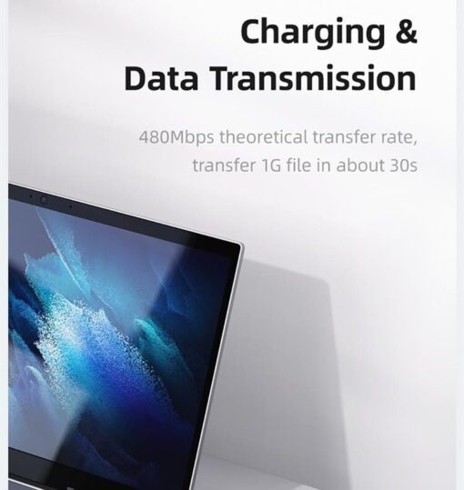 Usams Type-C 3A Charging & Data Cable For iPhone Fast Charge 2M / 3M - Image 9