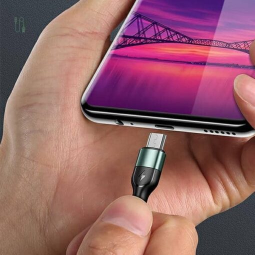 USAMS US-SJ448 U55 Aluminum Alloy Braided Charging / Data Cable - Image 5