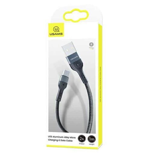 USAMS US-SJ448 U55 Aluminum Alloy Braided Charging / Data Cable - Image 7
