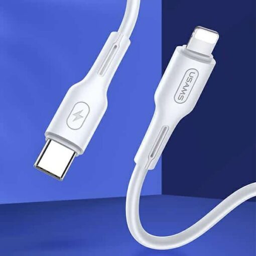 USAMS SJ406 U43 FAST CHARGING LIGHTNING / TYPE C FAST PD DATA CABLE 1.2M - Image 2