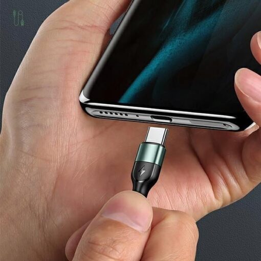 USAMS US-SJ448 U55 Aluminum Alloy Braided Charging / Data Cable - Image 3