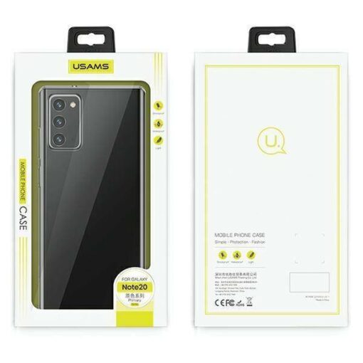 USAMS Clear TPU Phone Case for Samsung Galaxy Note 20