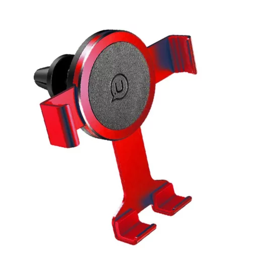 Usams Aluminum Rotatable Car Air Vent Phone Holder - Image 2