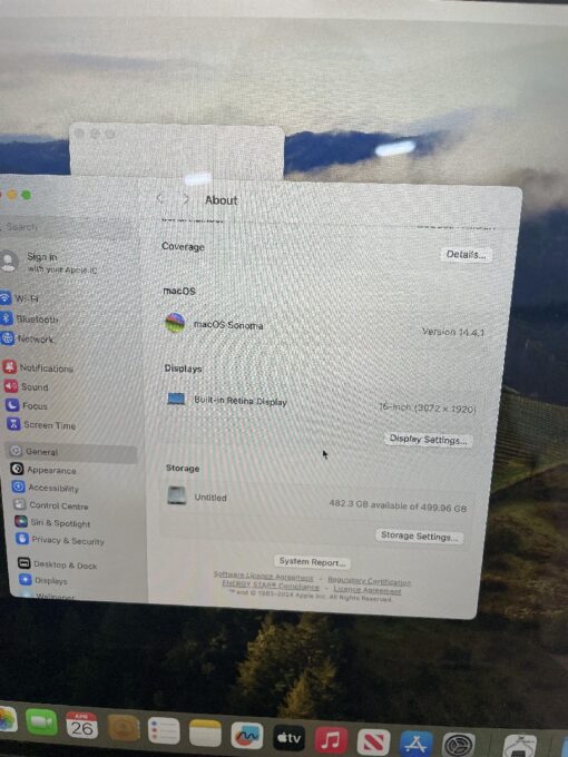 MacBook Pro A2141 2019 16" Core i9 32GB Ram 512GB SSD 60 Cycle Excellent Grade A - Image 10