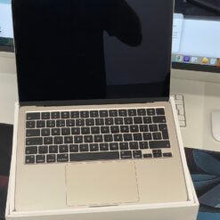 Apple MacBook Air 2022 M2 8-Core 8GB 256GB SSD – Gold – Mint Condition, Only 8 Cycles