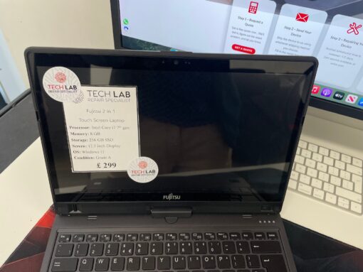 Fujitsu Siemens – Core i7 7th Gen / 8GB RAM / 256GB SSD / Win 11 – Grade A – Touchscreen Convertible - Image 4