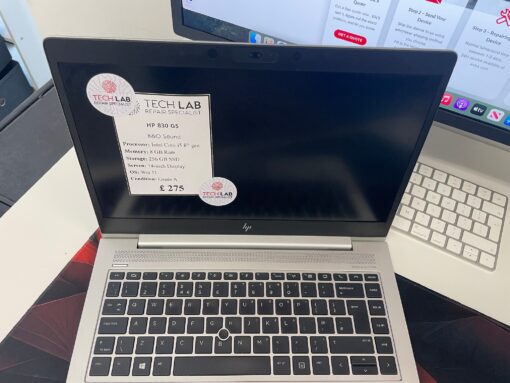 HP EliteBook 830 G5 – Core i5 8th Gen / 8GB RAM / 256GB SSD / Win 11 – Grade A – 14" - Image 3