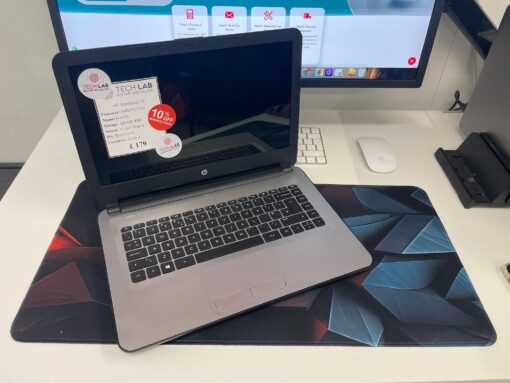 HP Notebook 14 – AMD E2 / 4GB RAM / 500GB HDD / Win 11 – Grade A – 14" Display